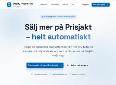 PrisjaktFeed – produkt av Semantiko